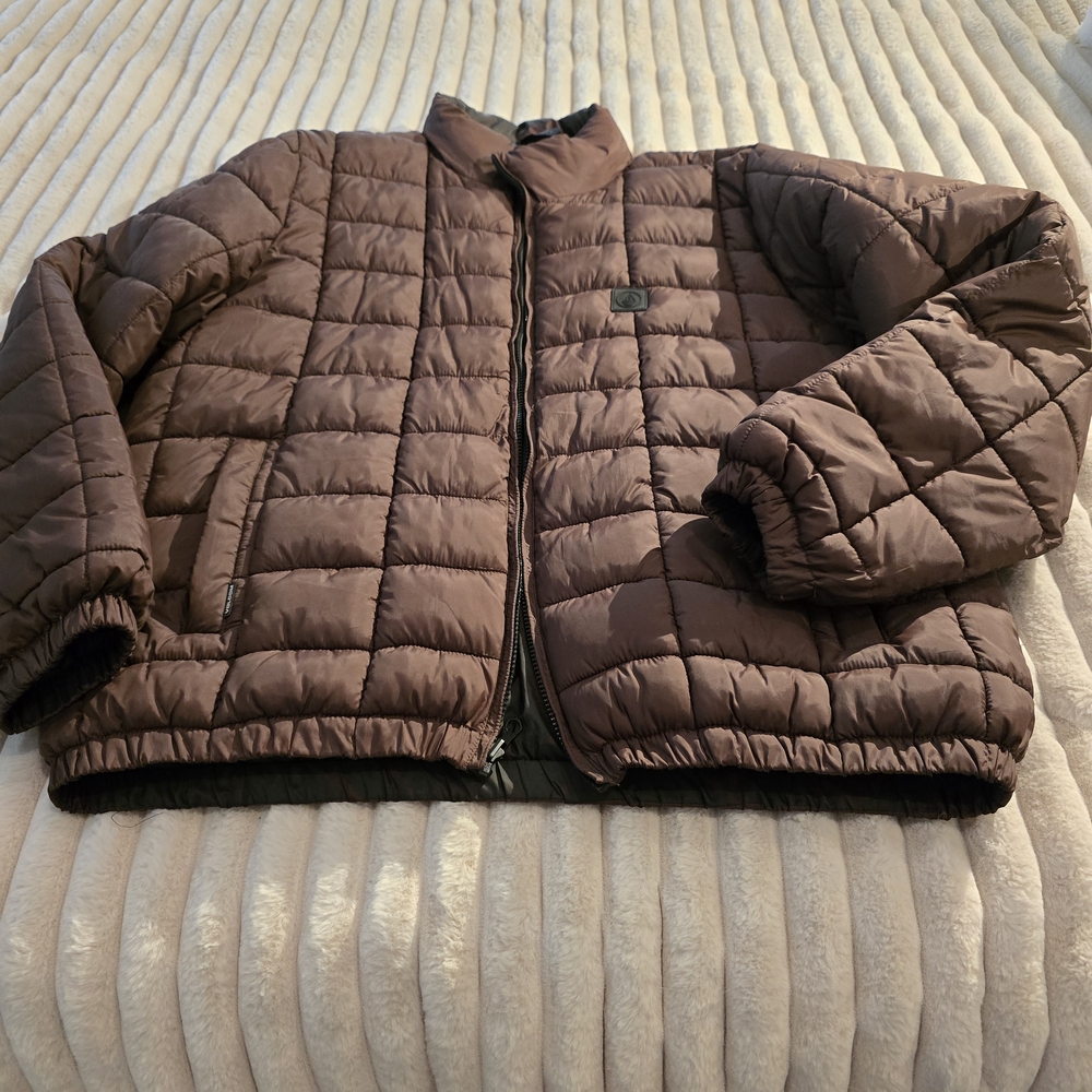 Volcom Brown Reversible Jacket